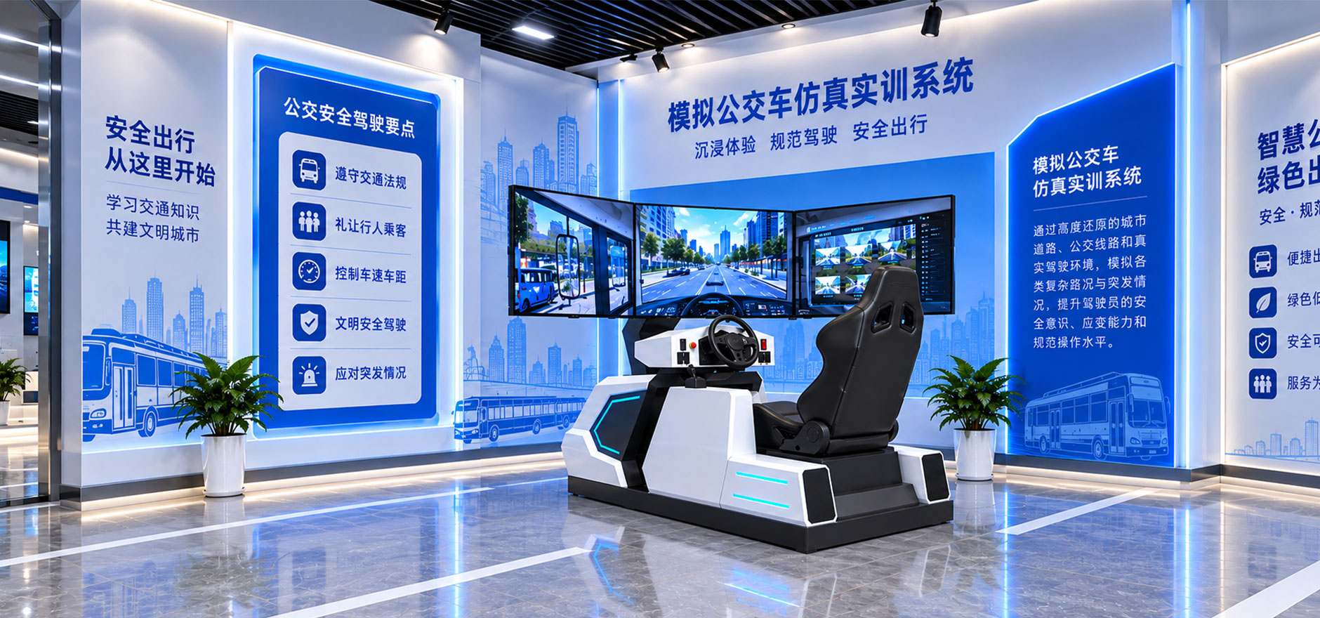 新品发布｜模拟公交车驾驶仿真实训设备上线，助力公交驾驶员安全实训教育