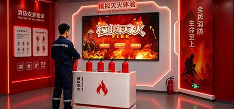 41 场景软硬件联动模拟灭火系统｜零耗材沉浸式消防实训赋能安全体验馆建设